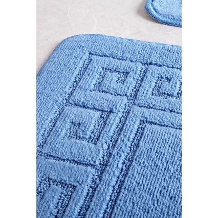 Alfombra de baño ETHNIC 50x70 cm azul