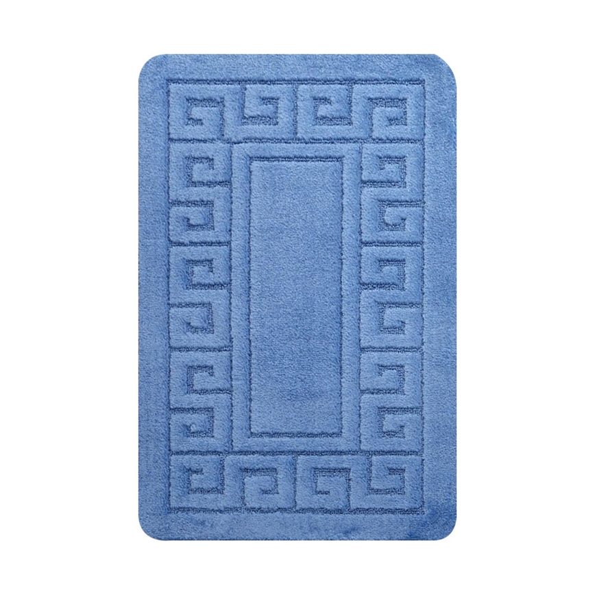 Alfombra de baño ETHNIC 50x70 cm azul