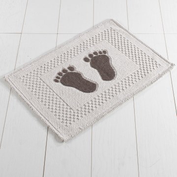Alfombra de baño FOET 50x70 cm blanco