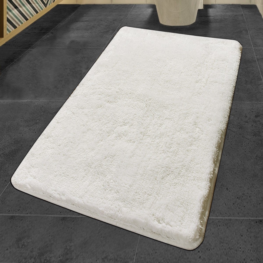 Alfombra de baño HAVAI 80x140 cm blanco