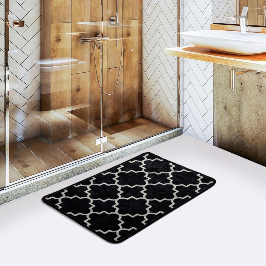 Alfombra de baño KUPA 40x60 cm negro