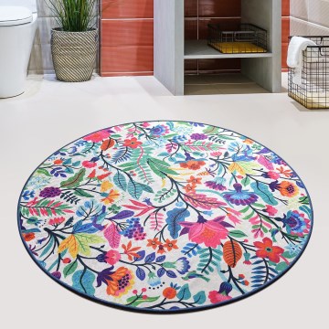 Alfombra de baño PICTURA diá. 100 cm colorido