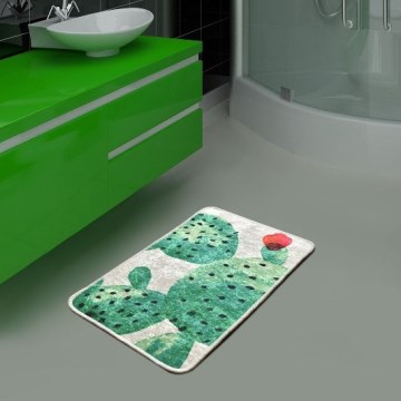 Alfombra de baño VERDE 40x60 cm verde