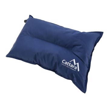 Almohada autoinflable azul