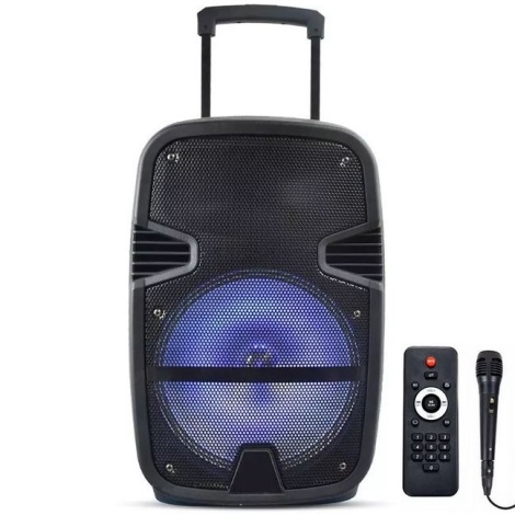 Altavoz portátil bluetooth con micrófono 35W/3,7V LED RGB + CR