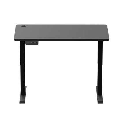 Altura ajustable mesa LEVANO 120x60 cm negro