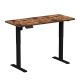 Altura ajustable mesa LEVANO 140x60 cm madera/negro