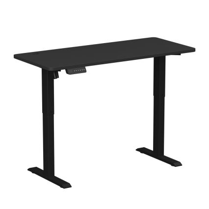 Altura ajustable mesa LEVANO 140x60 cm negro