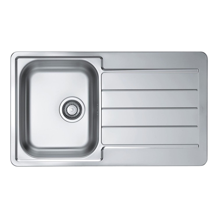 ALVEUS 1065560 - Fregadero de cocina LINE 86x50 cm acero mate/satén
