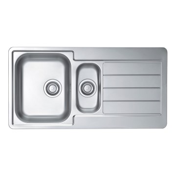 ALVEUS 1082440 - Fregadero de cocina LINE 98x50 cm acero mate/satén