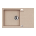 ALVEUS 1090946 - Fregadero de cocina ROCK 78x48 cm granito/beige