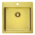 ALVEUS 1106867 - Fregadero de cocina PURE 52,5x51,5 cm dorado monarca