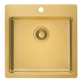 ALVEUS 1107052 - Fregadero de cocina PURE 52,5x51,5 cm acero inoxidable/bronce