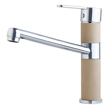 ALVEUS 1119874 - Grifo de fregadero ZENIT 20,2 cm granito/beige