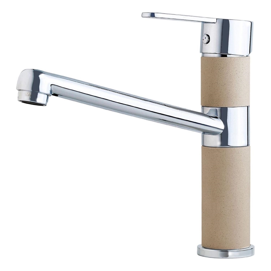 ALVEUS 1119874 - Grifo de fregadero ZENIT 20,2 cm granito/beige