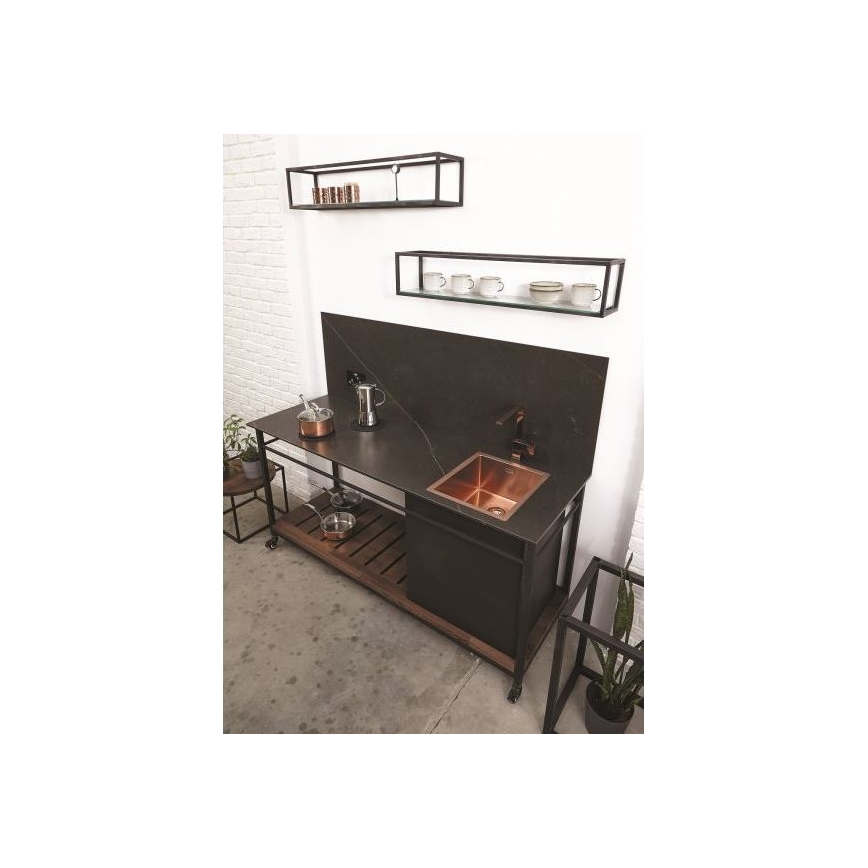 ALVEUS 1122689 - Fregadero de cocina QUADRIX 45x45 cm cobre monarca