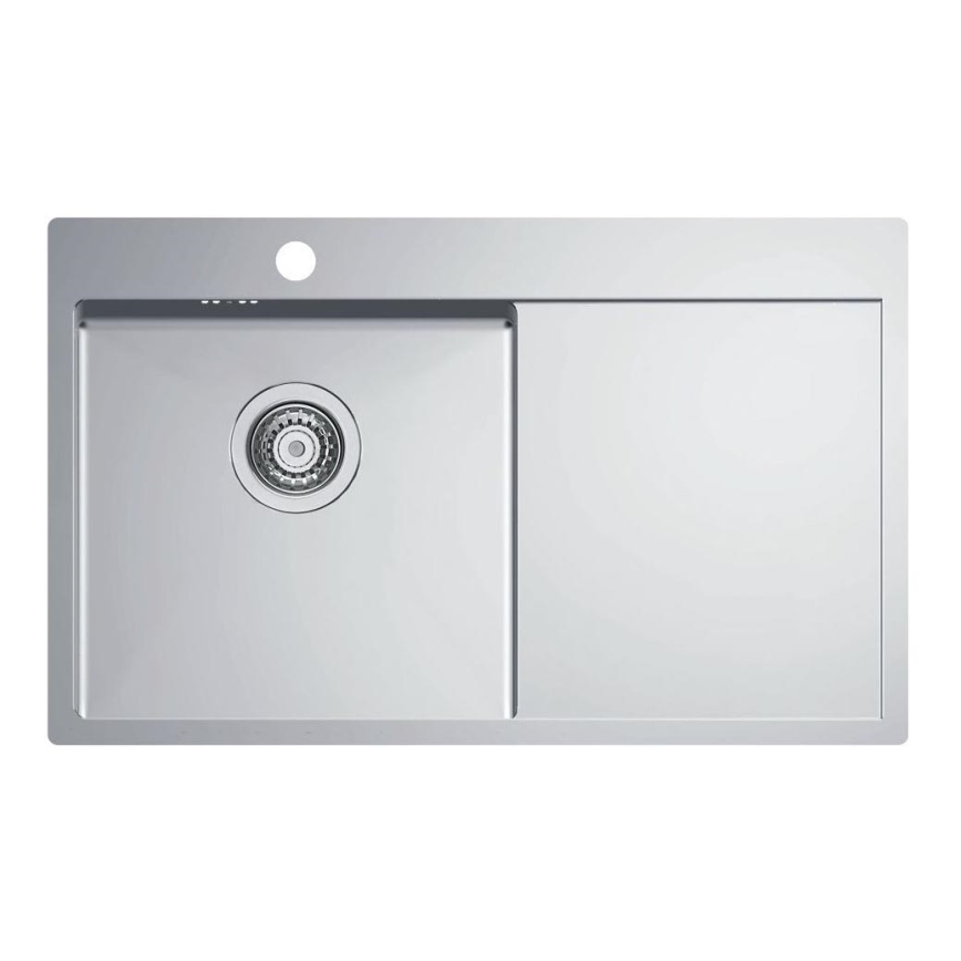 ALVEUS 1124384 - Fregadero de cocina QUARTO 78x48 cm satén