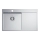 ALVEUS 1124384 - Fregadero de cocina QUARTO 78x48 cm satén