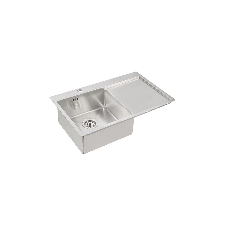 ALVEUS 1124384 - Fregadero de cocina QUARTO 78x48 cm satén