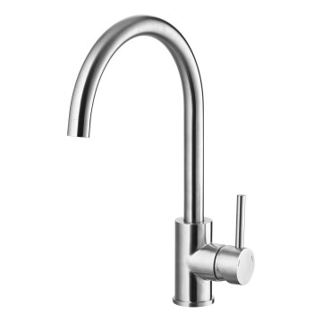 ALVEUS 1129028 - Grifo de fregadero ELZA 35,1 cm  acero inoxidable