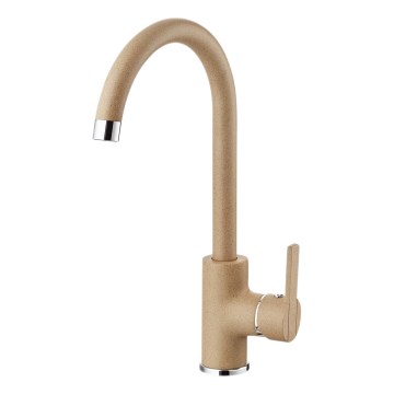 ALVEUS 1129054 - Grifo de fregadero TONIA 34 cm granito/beige
