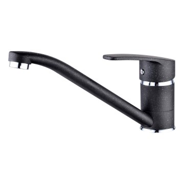 ALVEUS 1130434 - Grifo de fregadero NINA 13,5 cm granito/negro