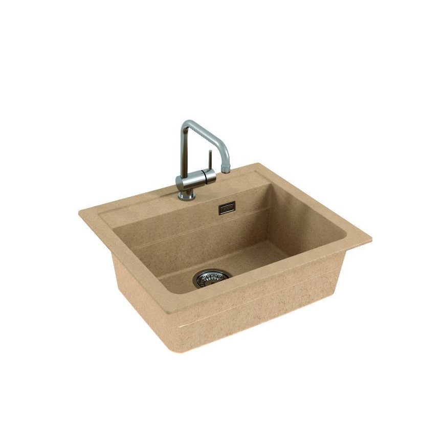 ALVEUS 1131994 - Fregadero de cocina ATROX 59x50 cm granito/beige