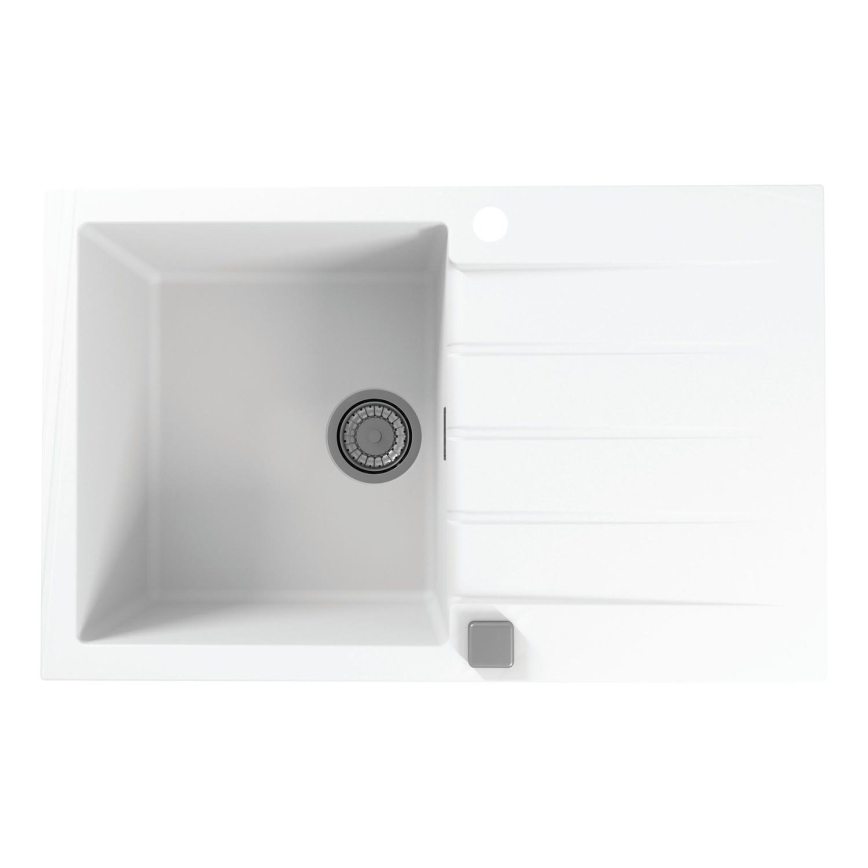ALVEUS 1132022 - Fregadero de cocina CADIT 79x50 cm granito/blanco