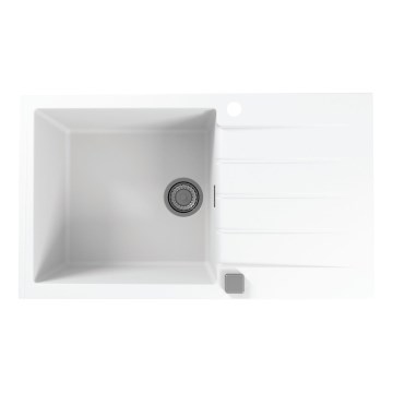 ALVEUS 1132027 - Fregadero de cocina CADIT 86x50 cm granito/blanco