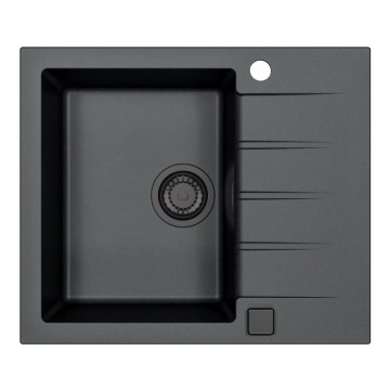 ALVEUS 1148158 - Fregadero de cocina CADIT 59x50 cm granito/negro
