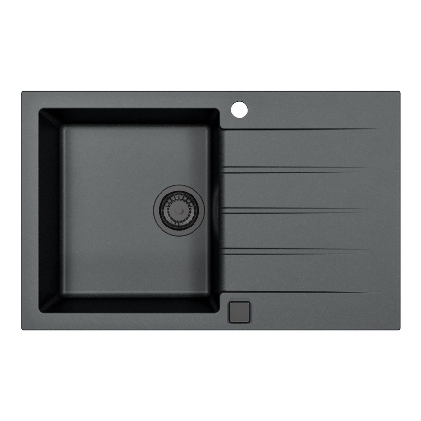 ALVEUS 1148159 - Fregadero de cocina CADIT 79x50 cm granito/negro