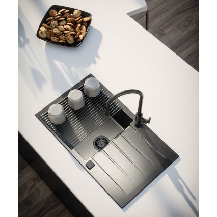 ALVEUS 1148159 - Fregadero de cocina CADIT 79x50 cm granito/negro