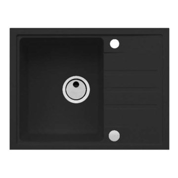 ALVEUS 1149080 - Fregadero de cocina INTERMEZZO 62x48 cm granito/negro