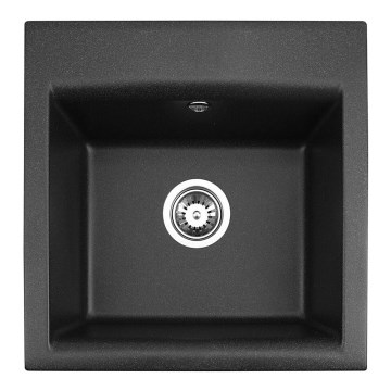 ALVEUS 1149113 - Fregadero de cocina GEM 50x50 cm granito/negro