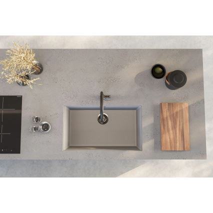 ALVEUS 1150058 - Fregadero de cocina OMNI 75x45 cm granito/blanco