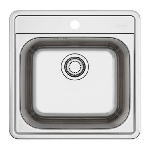 ALVEUS 1151258 - Fregadero de cocina MORE 50x49 cm acero mate/satén