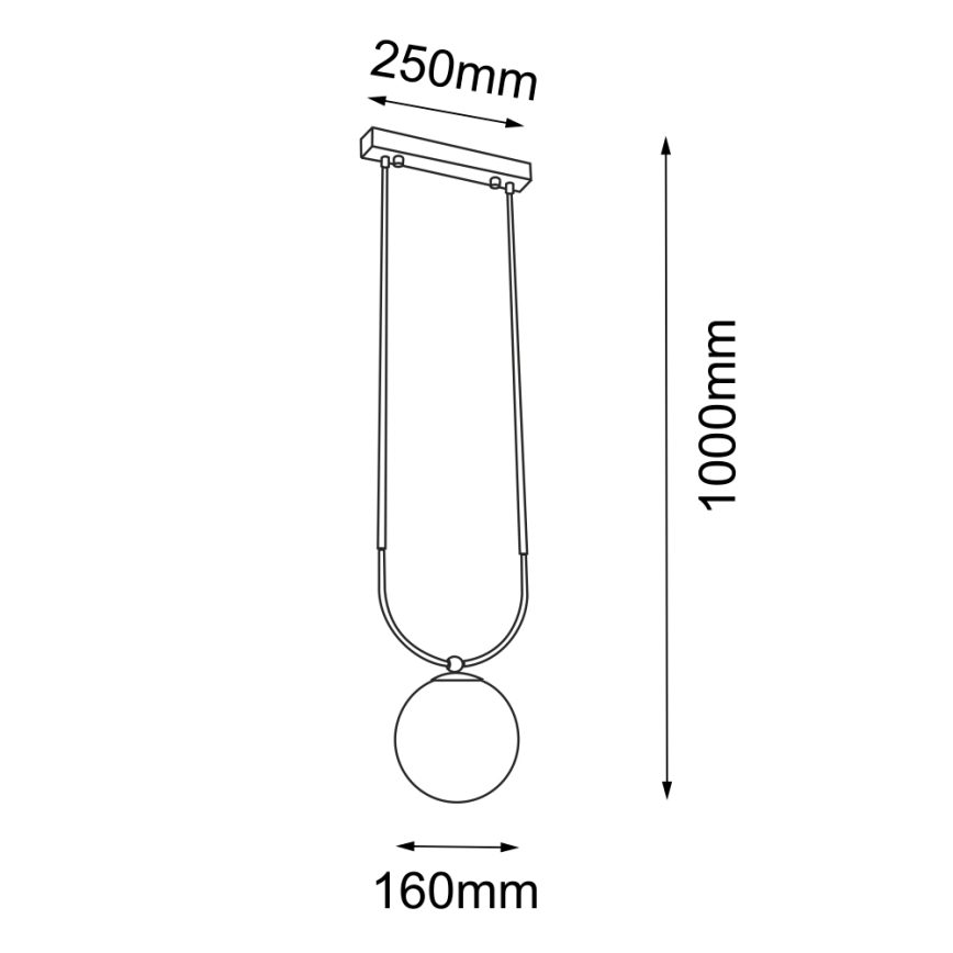 Amplex - Lámpara colgante 1xE14/15W/230V negro