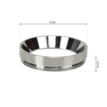 Anillo adicional RING cromo brillante para luz MICA