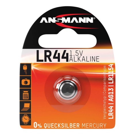 Ansmann 05699 LR 44 - Pila alcalina 1,5V