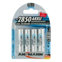 Ansmann 07522 Mignon AA - 4 pz baterías recargables NiMH/1,2V/2850mAh