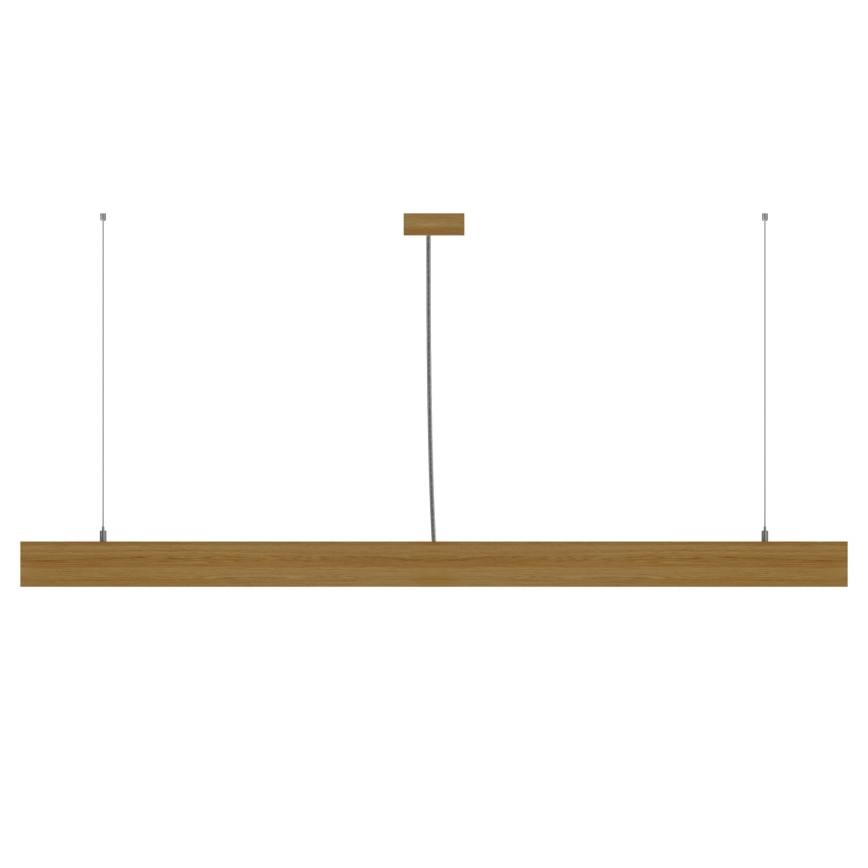 APLED - Lámpara colgante LED LOOK LED/48W/230V 4000K 150 cm roble