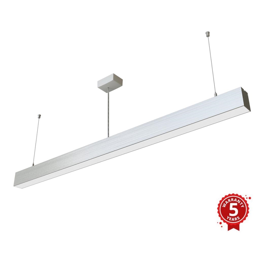 APLED - Lámpara de araña LED de cable LOOK LED/46W/230V 4000K 120 cm plata