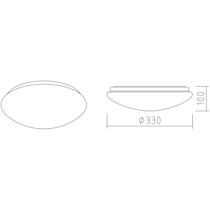 APLED - Plafón LED para baños con sensor LENS LED/16W/230V IP44 2700-6500K