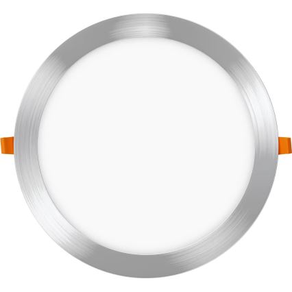 APLED - Lámpara empotrable de baño LED RONDO LED/24W/230V IP40 diá. 30 cm cromo mate