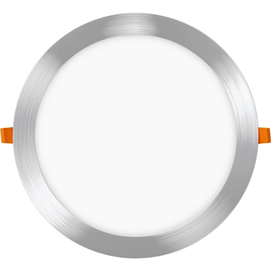 APLED - Lámpara empotrable de baño LED RONDO LED/24W/230V IP40 diá. 30 cm cromo mate