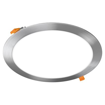 APLED - Lámpara empotrable de baño LED RONDO LED/24W/230V IP40 diá. 30 cm cromo mate