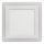 APLED - Lámpara empotrable de baño LED SQUARE DUO LED/4W + LED/12W/230V IP41 3000/4000K 19,5x19,5 cm blanco