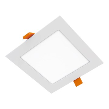 APLED - Lámpara empotrable de baño LED SQUARE LED/12W/230V IP40 17x17 cm blanco