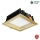 APLED - Lámpara empotrable LED SQUARE WOODLINE LED/6W/230V 4000K 12x12 cm pino madera maciza