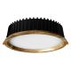 APLED - Lámpara empotrable LED RONDO WOODLINE LED/18W/230V 4000K diá. 26 cm ceniza madera maciza